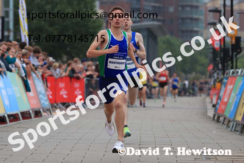 Mens 2024 UK Athletics 5k Road Champs., Newcastle/Gateshead Quayside.  Photo: David T. Hewitson/Sports for All Pics